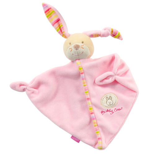 Fehn Schmusetuch Hase, rosa