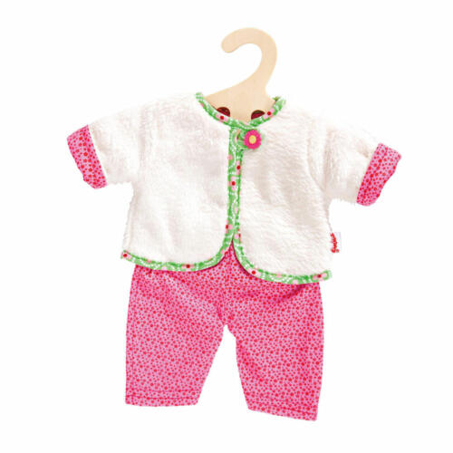 Heless Wendejacke und Hose "Blumi", für Babypuppen, 35-45cm