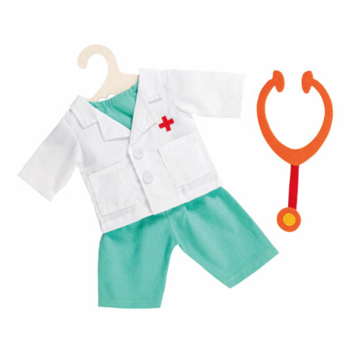 Heless Arzt-Outfit für Babypuppen, 28-33cm