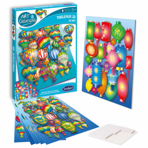 SentoSphere 3D Klebebild Heissluftballons und Laternen