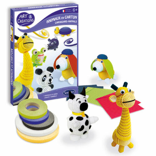 SentoSphere 3D Tiere aus Wellpappe Bastelset