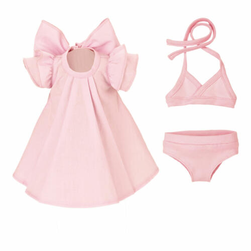 Käthe Kruse Puppenkleid Rosa mit Bikini, Sweet Girl, 39-41cm