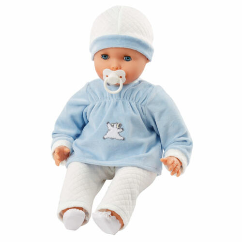 Schwenk Babypuppe mit Shirt, Hose, Mütze und Schnuller, 50cm