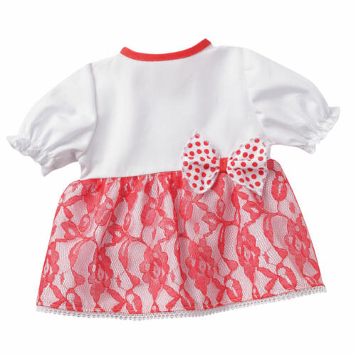 Schwenk Sommerkleid mit Spitze, für Babypuppen, 42-45cm