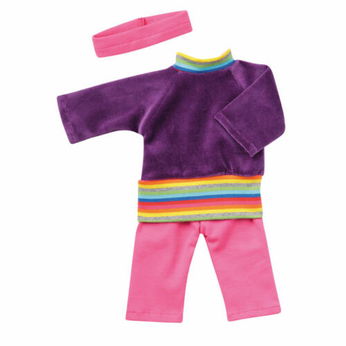 Schwenk Pullover, Leggins und Stirnband, für Babypuppen, 42-45cm