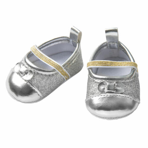 Heless Ballerinas für Puppen, silberfarben, 70mm