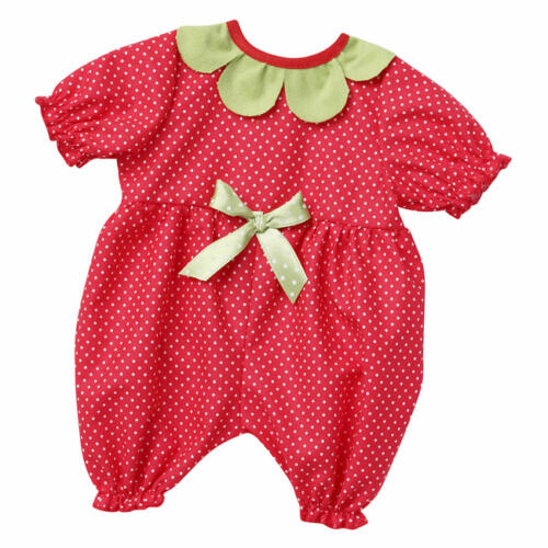 Schwenk Baby-Anzug Erdbeere, für Babypuppen, 36-40cm