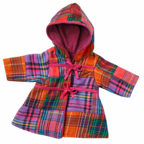 Schwenk Puppenmantel im Patchwork-Look, für Babypuppen, 36-40cm