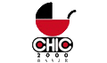 Markenlogo von Chic 2000 Bayer, Hersteller von Puppenmöbeln und Puppenwagen.