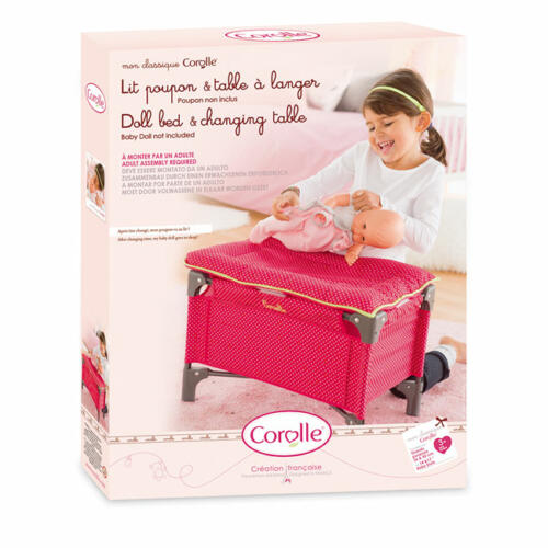 Corolle Puppenbett und Wickeltisch 30-42cm – Bild 3