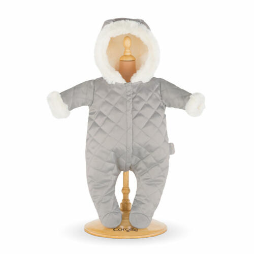 Corolle Stepp-Overall silbergrau, für Babypuppen, 36-40cm