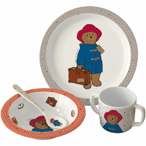 Petit Jour Paris Geschirr Set, Paddington Bär, Melamin, 4-teilig