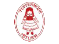Logo Puppenmode Sturm, deutscher Hersteller von Puppenkleidung.