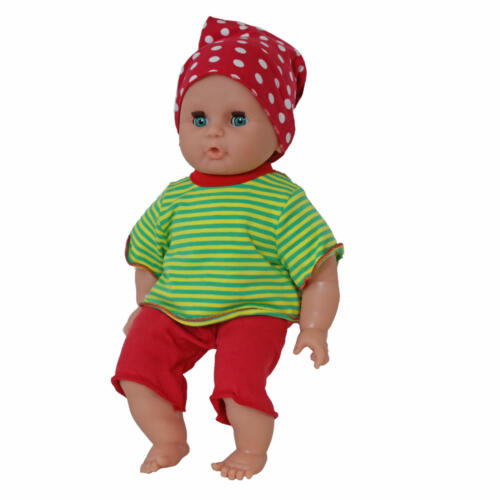 Schwenk Babypuppe mit Sommerkleidung, 32cm