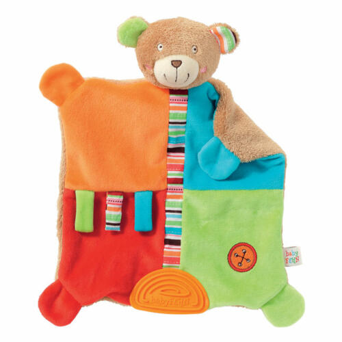 Fehn Activity-Schmusetuch Teddy, Oskar, 30cm