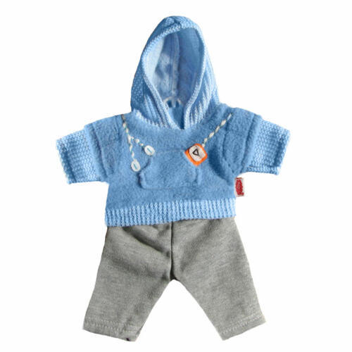 Heless Jogginganzug blau, für Babypuppen, 28-33cm