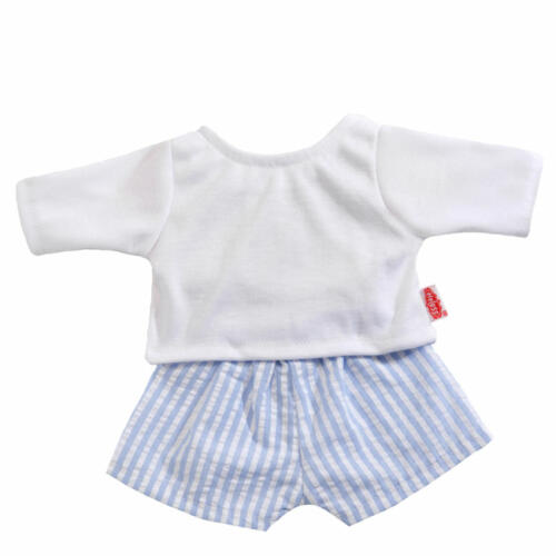 Heless T-Shirt und Boxershorts blau, für Babypuppen, 35-45cm