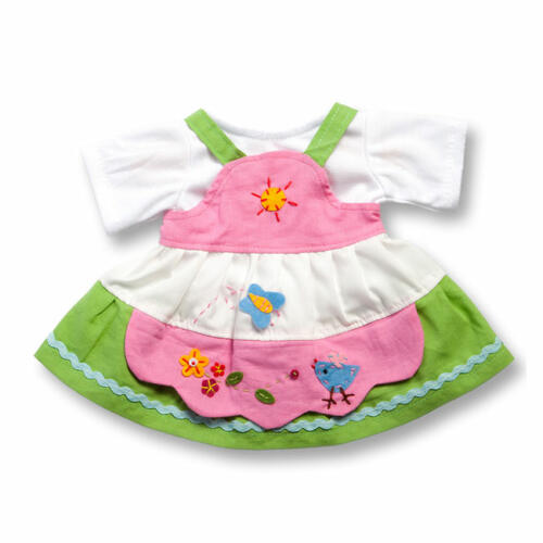 Heless Sommerkleid und T-Shirt "Sunny", für Babypuppen, 28-33cm