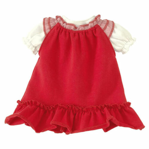 Käthe Kruse Puppenkleid Rot, für Stehpuppen, 39-43cm