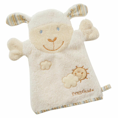 Fehn Waschhandschuh Schaf, beige