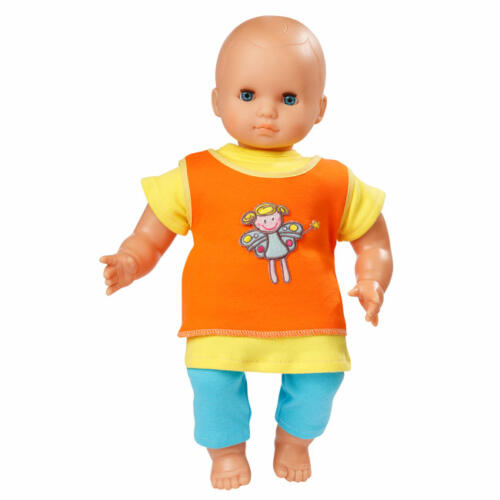 Schwenk Babypuppe mit Shirt, Hose und Tunika, 40cm