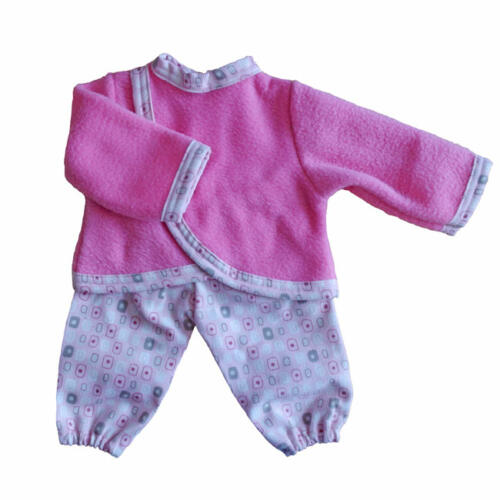Schwenk Shirt und Hose, pink, für Babypuppen, 42-45cm