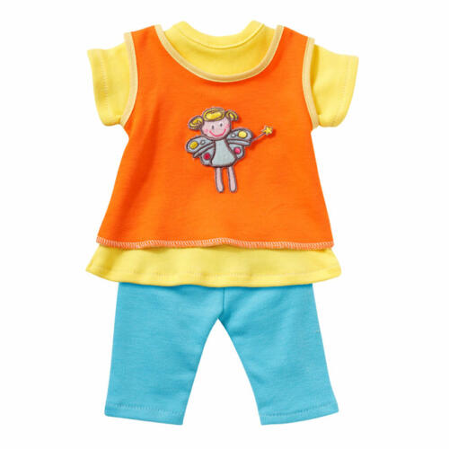 Schwenk Shirtkleidchen, Tunika und Leggins, für Babypuppen, 36-40cm