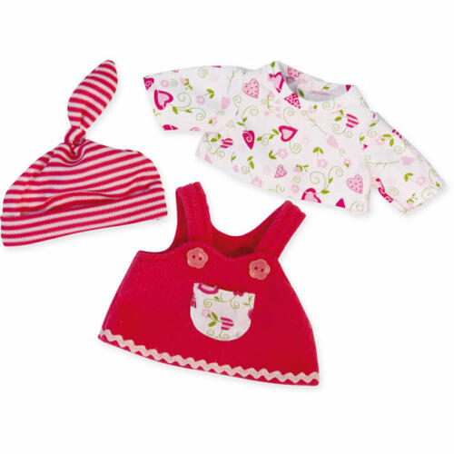 Bayer Design Latzrock, Shirt und Zipfelmütze, 28-30cm