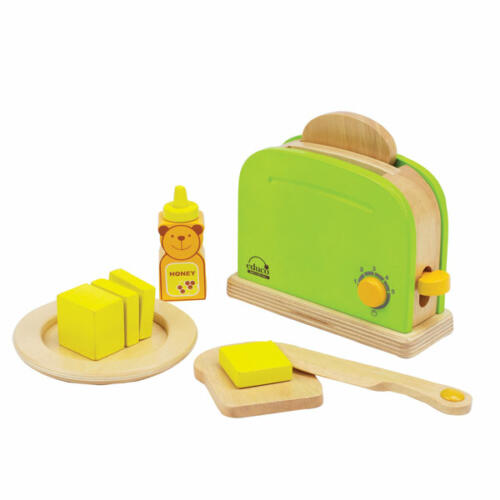 HaPe Toaster aus Holz, 10 Teile