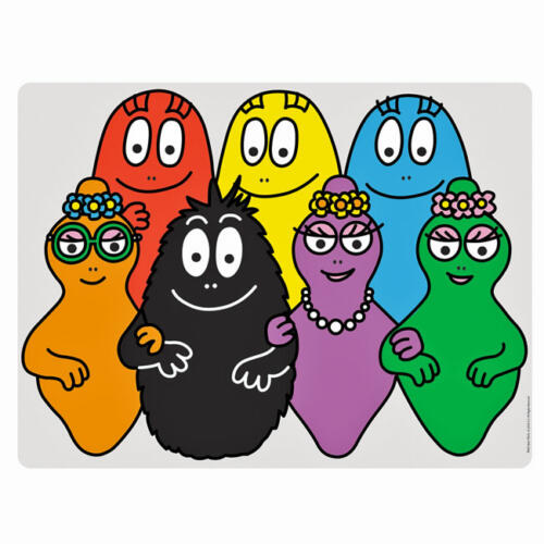 Petit Jour Paris Tischset, Familie Barbapapa