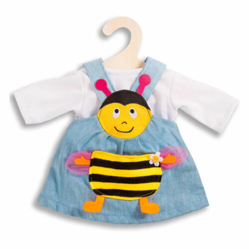 Heless Bienenkleid mit T-Shirt, für Babypuppen, 28-33cm