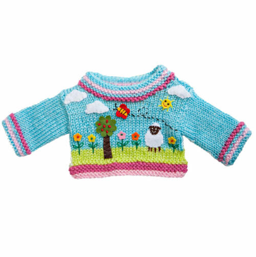 Heless Strickpulli mit Sommermotiv, 28-33cm