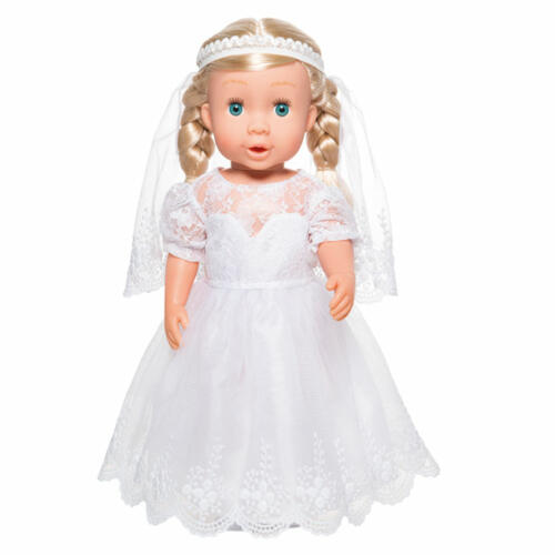 Heless Brautkleid Sissi mit Schleier für Puppen, 35-45cm – Bild 2