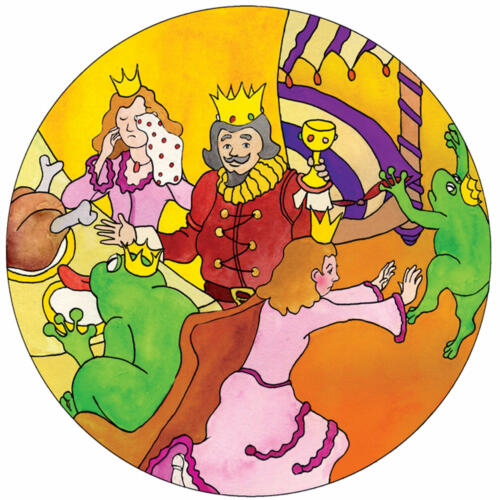 Chelona Märchen-Puzzle, Froschkönig – Bild 4
