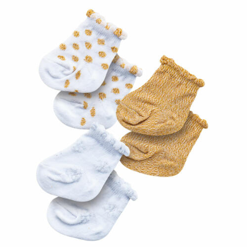 Heless Söckchen, 3-er Set Glitzer, für Puppen, 28-35cm