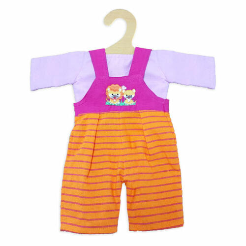 Heless Latzhose und Shirt Leo, für Babypuppen, 35-45cm