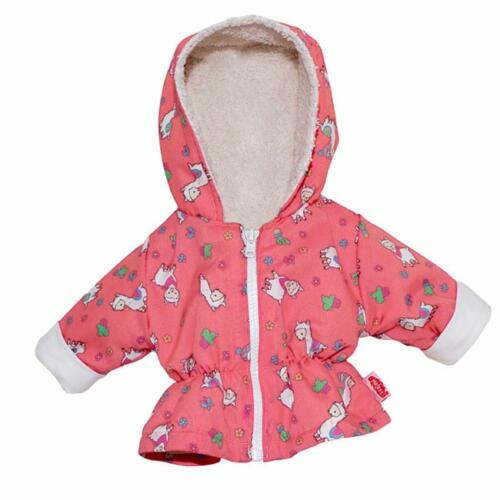 Heless Anorak Alpaka pink für Babypuppen, 28-33cm