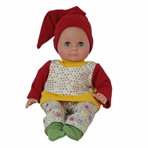 Schildkröt Babypuppe Schlummerle mit Zipfelmütze, 32cm