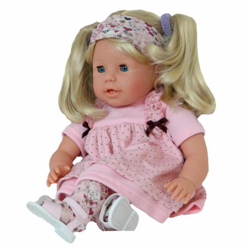 Schildkröt Babypuppe Susi, blonde Haare, 45cm