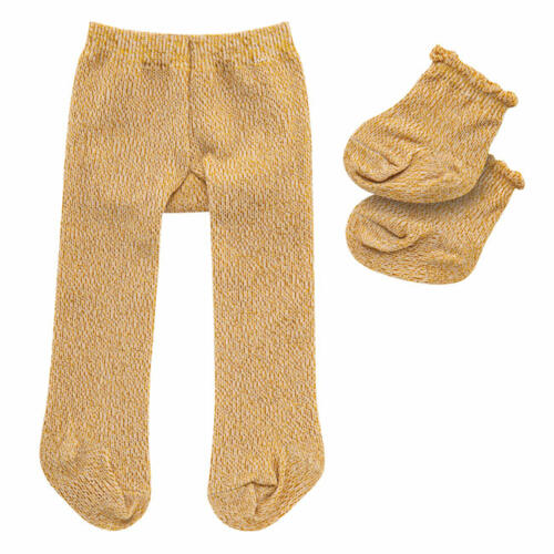 Heless Strumpfhose mit Söckchen, goldfarben, 28-33cm