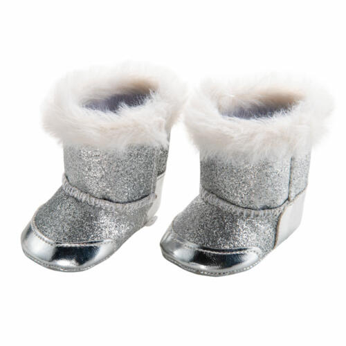 Heless Puppenstiefel, silberfarben, 55mm