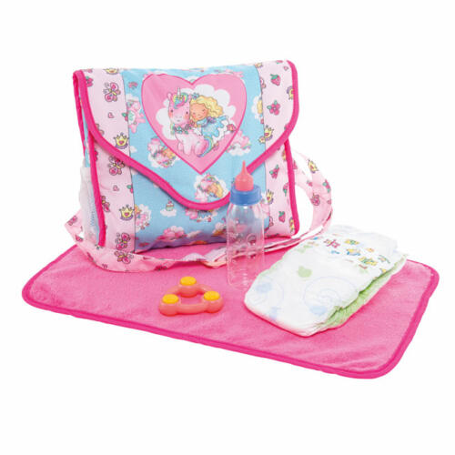 Heless Wickeltasche mit Puppenzubehör