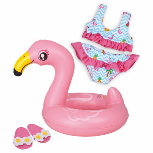 Heless Flamingo-Schwimmset Ella, für Puppen, 35-45cm