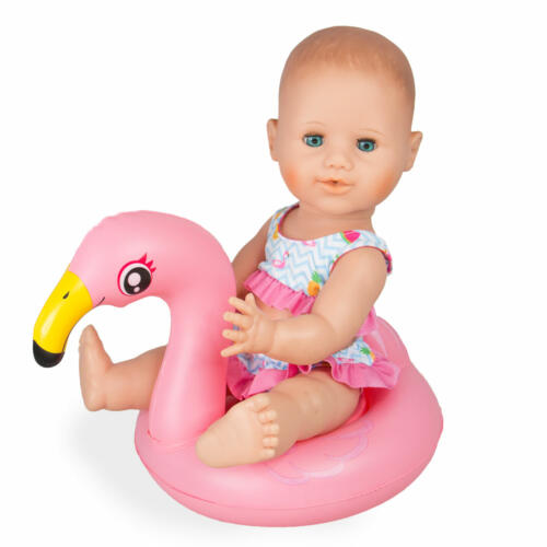 Heless Flamingo-Schwimmring Ella, Puppenzubehör – Bild 2
