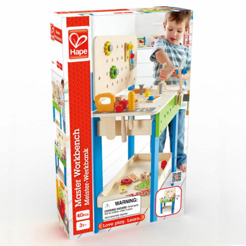 Hape Meister-Werkbank 40 Teile – Bild 2