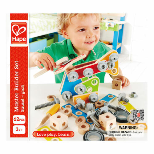 Hape Bauset groß, Baukasten, 62 Teile – Bild 3