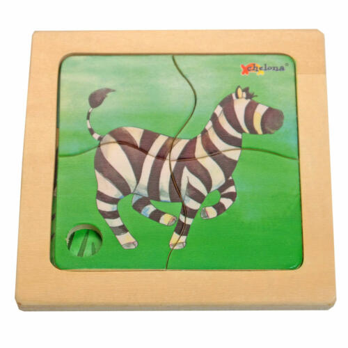 Chelona Mini Discovery Puzzle, Zebra