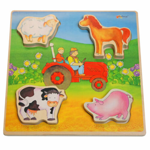 Chelona Relief-Puzzle, Bauernhof