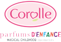 Markenlogo von Corolle, Hersteller von Puppen und Puppenaccessoires.
