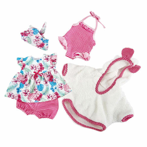 Käthe Kruse Strand-Outfit für Babypuppen, 30-33cm